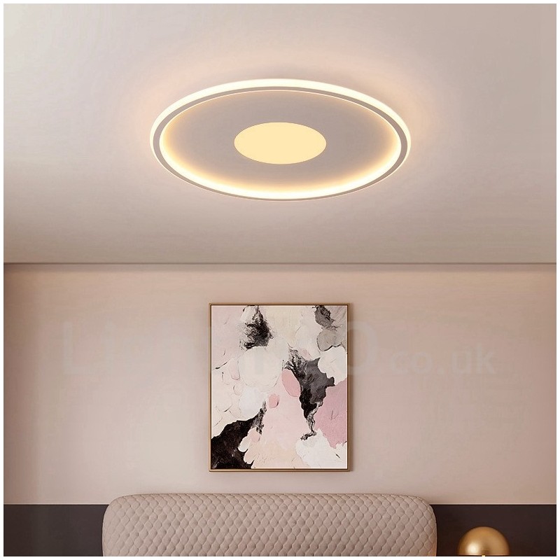 Lámparas de techo empotradas de estilo nórdico contemporáneo, ultrafinas y regulables, con control remoto. También se pueden usar como aplique de pared.