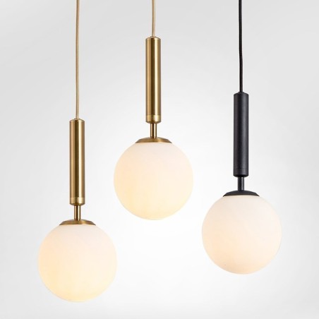 Lámpara colgante contemporánea moderna con pantalla de cristal Lámpara colgante contemporánea moderna con pantalla de cristal