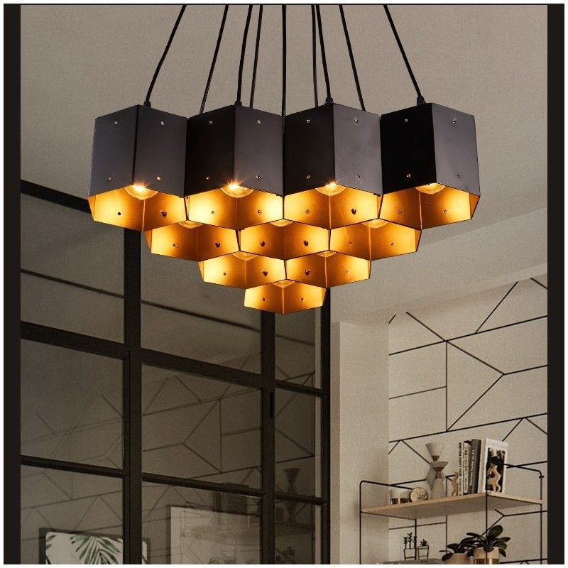 Lámpara colgante estilo loft industrial