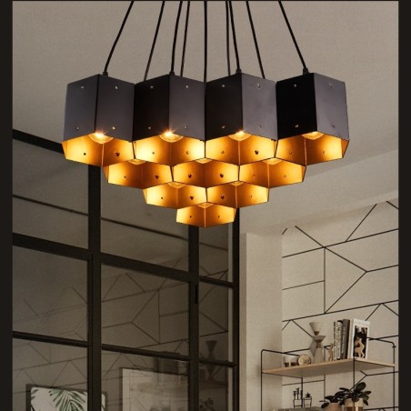 Lámpara colgante estilo loft industrial Lámpara colgante estilo loft industrial
