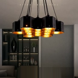 Lámpara colgante estilo loft industrial