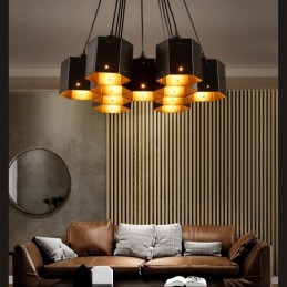 Lámpara colgante estilo loft industrial