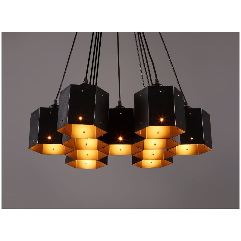 Lámpara colgante estilo loft industrial
