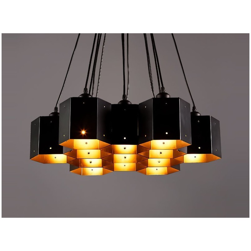 Lámpara colgante estilo loft industrial