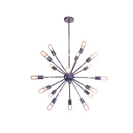 Lámpara de araña moderna con forma de globo para sala de estar, comedor, compras, tienda, noche, metal cromado Lámpara de araña moderna con forma de globo para sala de estar, comedor, compras, tienda, noche, metal cromado