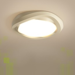 Lámpara de techo empotrada moderna multicolor con protección ocular de espectro completo y regulable para iluminación interior.