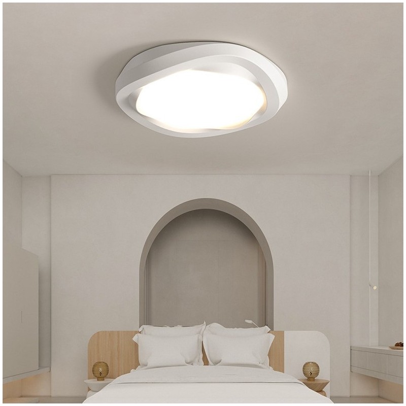 Lámpara de techo empotrada moderna multicolor con protección ocular de espectro completo y regulable para iluminación interior.