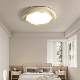 Lámpara de techo empotrada moderna multicolor con protección ocular de espectro completo y regulable para iluminación interior.