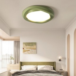 Lámpara de techo empotrada moderna multicolor con protección ocular de espectro completo y regulable para iluminación interior.