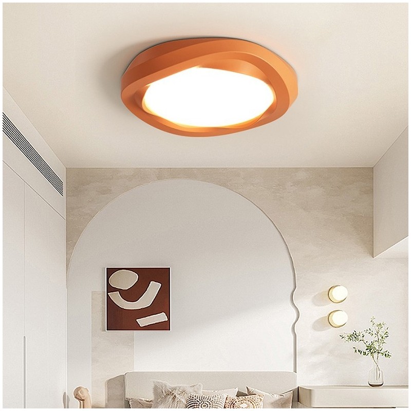 Lámpara de techo empotrada moderna multicolor con protección ocular de espectro completo y regulable para iluminación interior.
