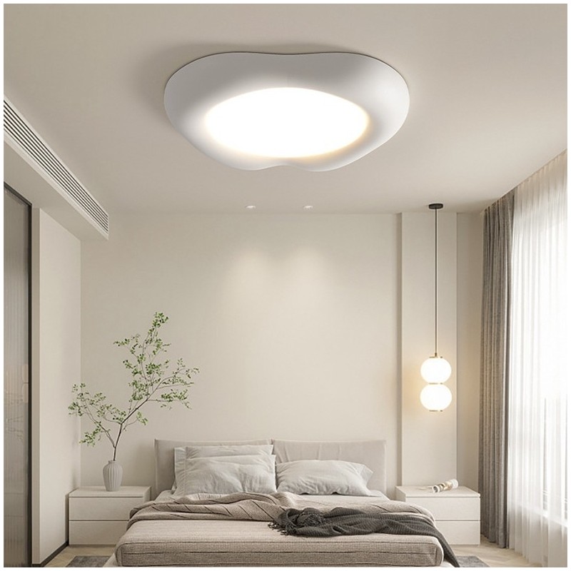 Lámpara de techo empotrada moderna multicolor con protección ocular de espectro completo y regulable para iluminación interior.