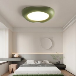 Lámpara de techo empotrada moderna multicolor con protección ocular de espectro completo y regulable para iluminación interior.