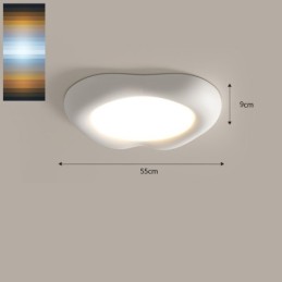Lámpara de techo empotrada moderna multicolor con protección ocular de espectro completo y regulable para iluminación interior.