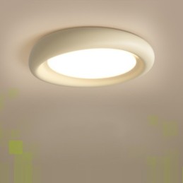 Lámpara de techo empotrada moderna, multicolor, redonda, regulable, de espectro completo y con protección ocular, para iluminación interior.
