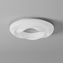 Lámpara de techo empotrada moderna y redonda regulable para iluminación interior