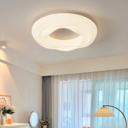 Lámpara de techo empotrada moderna y redonda regulable para iluminación interior