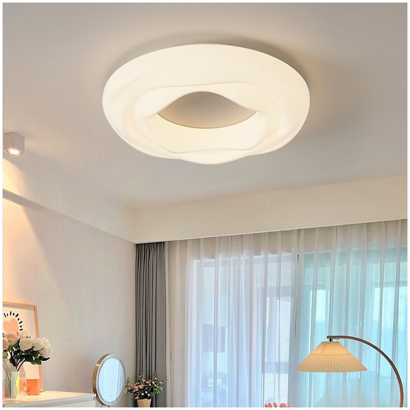 Lámpara de techo empotrada moderna y redonda regulable para iluminación interior