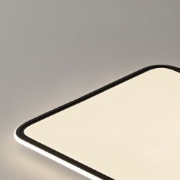 Lámpara de techo empotrada cuadrada regulable moderna, accesorio de iluminación para interiores