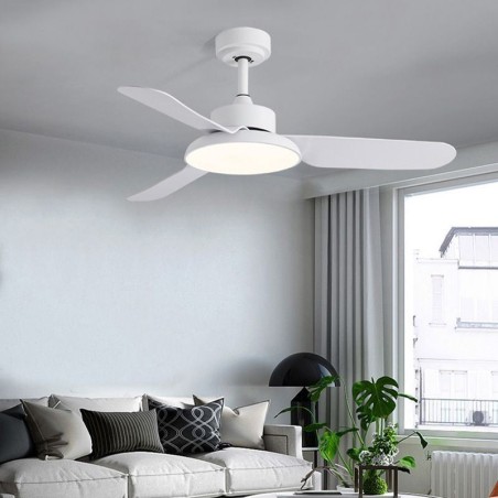 Lámpara de ventilador con inversor Lámpara de ventilador de techo minimalista moderna Lámpara de ventilador con inversor Lámpara de ventilador de techo minimalista moderna