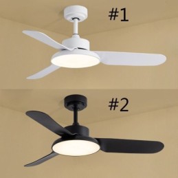 Lámpara de ventilador con inversor Lámpara de ventilador de techo minimalista moderna