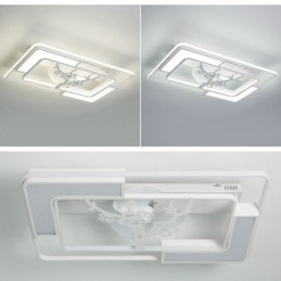 Lámparas de techo rectangulares modernas para ventiladores