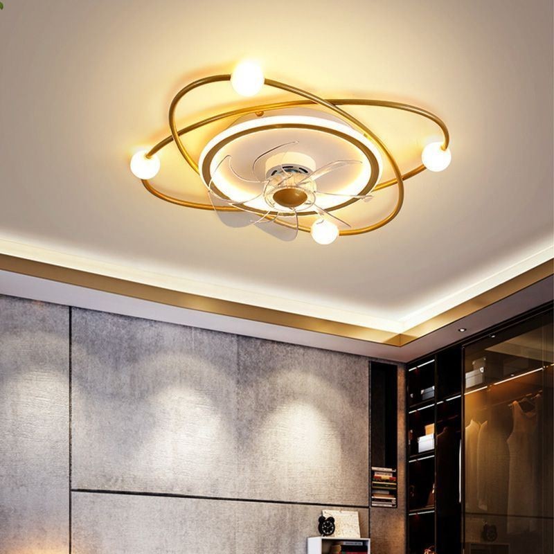 Ventiladores de techo modernos Iluminación interior Comedor