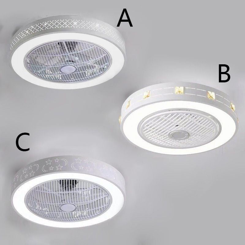 Ventilador de techo ultrafino con luz invisible