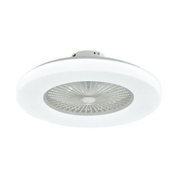 Ventilador de techo con luz tricromática y atenuación de 3 velocidades con control remoto
