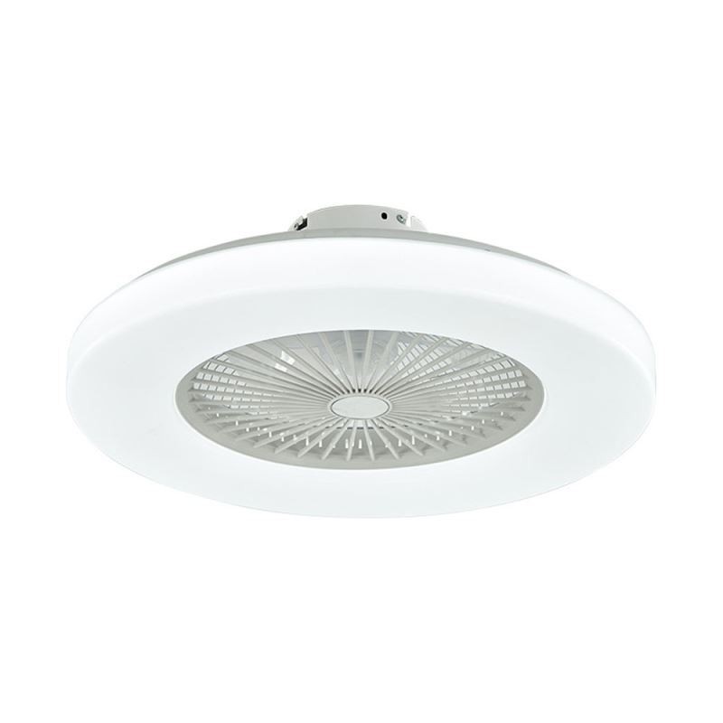Ventilador de techo con luz tricromática y atenuación de 3 velocidades con control remoto