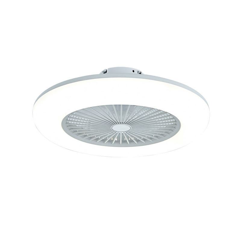 Ventilador de techo con luz tricromática y atenuación con control remoto de 3 velocidades