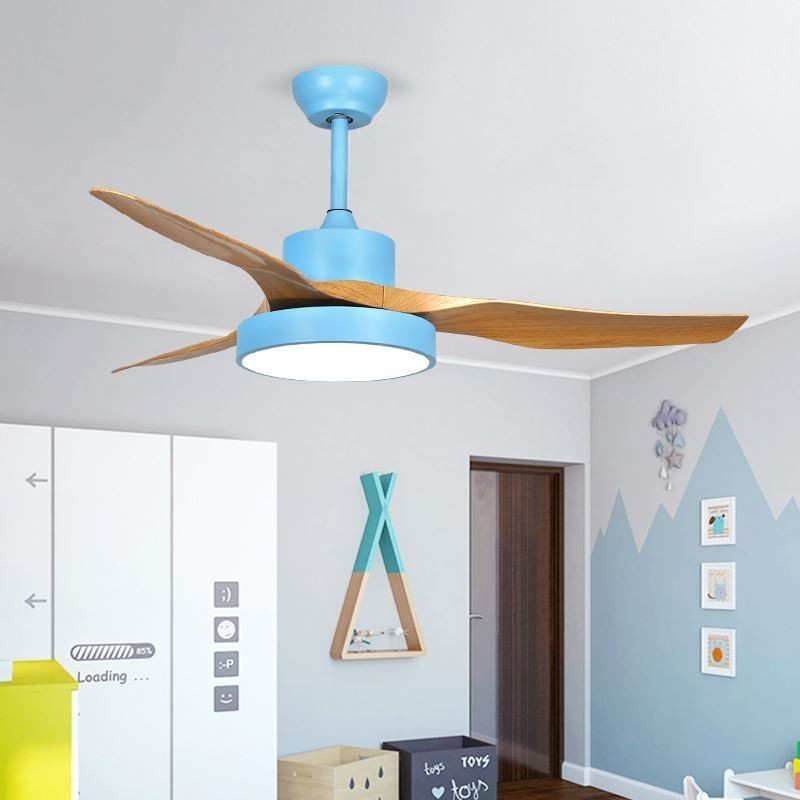 Ventilador de techo con control remoto de 3 aspas