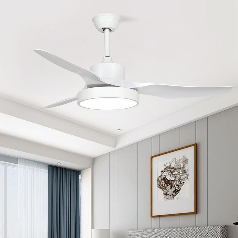 Ventilador de techo con control remoto de 3 aspas