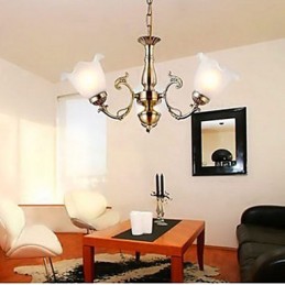 3 cabezas de iluminación de estilo europeo