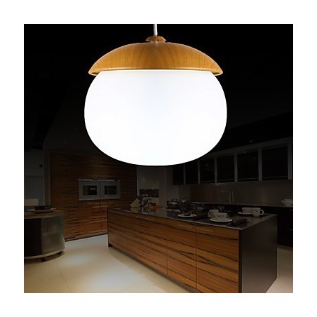 Lámpara de araña moderna de bambú de estilo mini contemporáneo