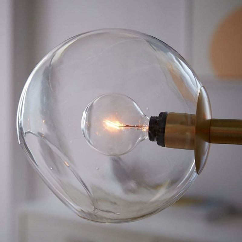 Lámpara colgante contemporánea Magic Bean, sencilla, 8 luces