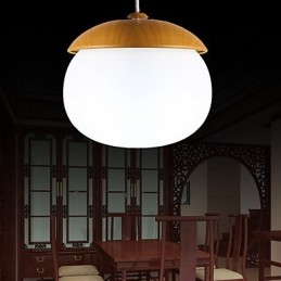 Lámpara de araña moderna de bambú de estilo mini contemporáneo