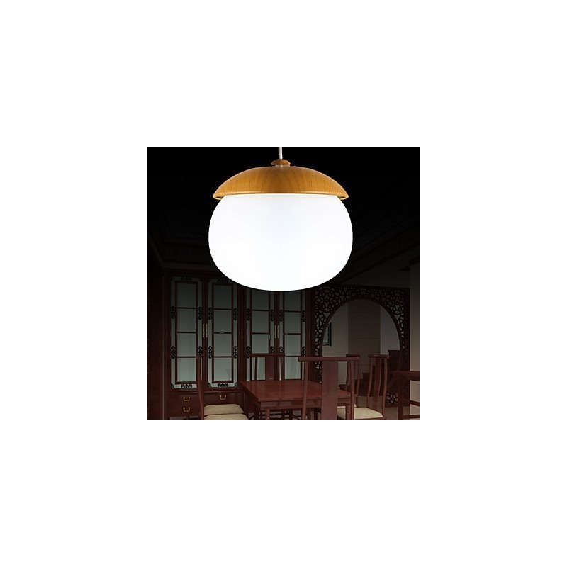 Lámpara de araña moderna de bambú de estilo mini contemporáneo