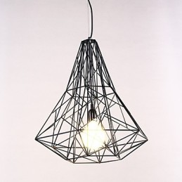 Lámpara de araña moderna contemporánea de metal cromado