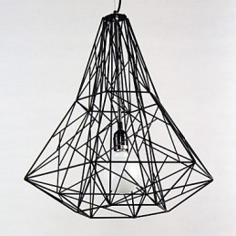 Lámpara de araña moderna contemporánea de metal cromado