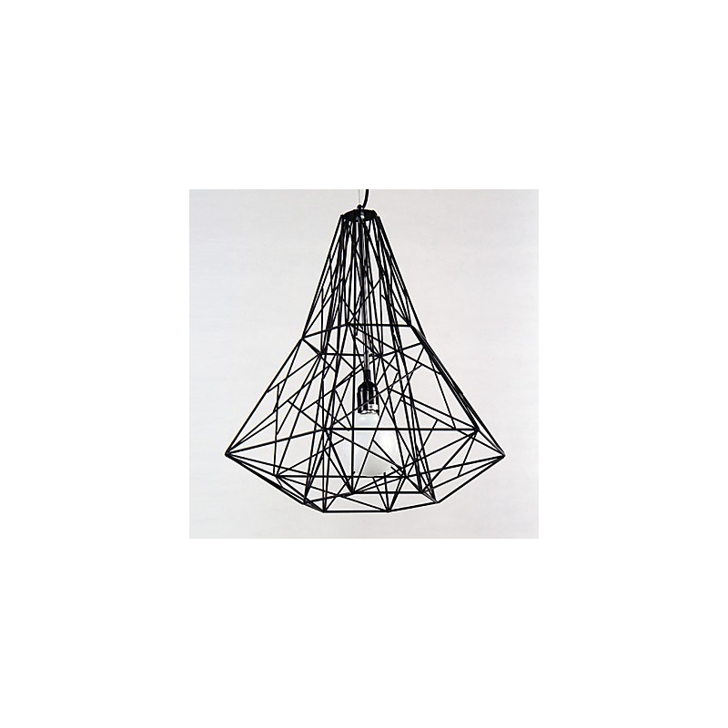 Lámpara de araña moderna contemporánea de metal cromado