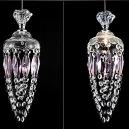 Lámpara de araña de cristal moderna y contemporánea.