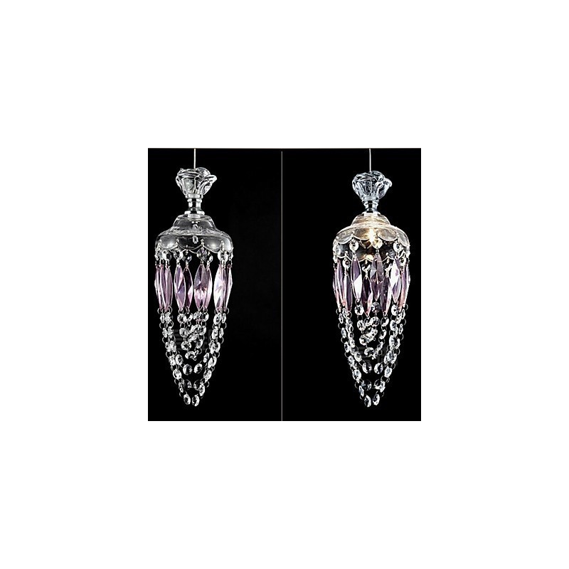 Lámpara de araña de cristal moderna y contemporánea.