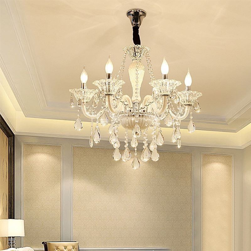 Lámpara colgante elegante de cristal europeo