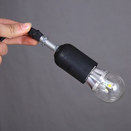 Lámpara colgante de 1 luz, moderna, de tela.