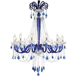 Lámpara colgante elegante de cristal europeo