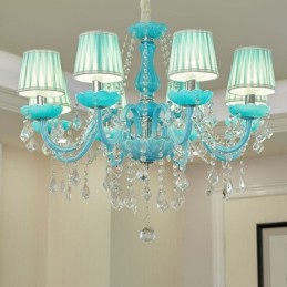 Lámpara colgante de cristal creativa y elegante de estilo europeo.
