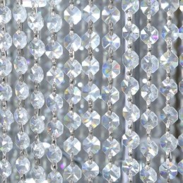 Lámpara de araña de cristal de lujo, moderna lámpara de techo con 36 luces
