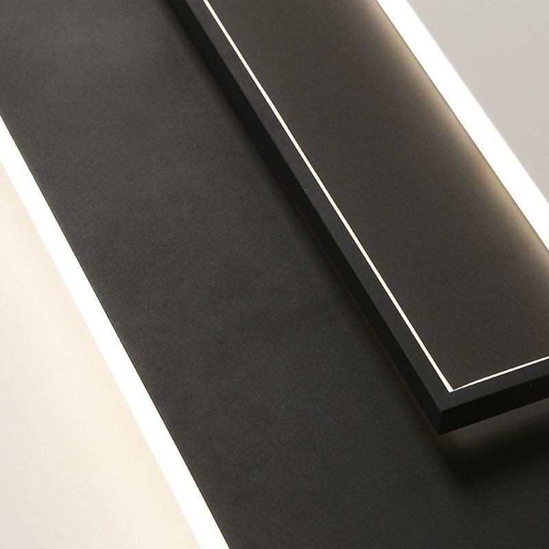 Lámpara de techo cuadrada de acrílico minimalista empotrada de 40 x 50 cm