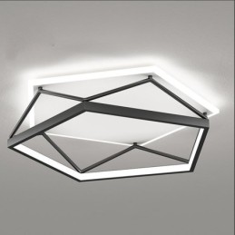 Lámpara de techo tridimensional hueca empotrada de 55 cm