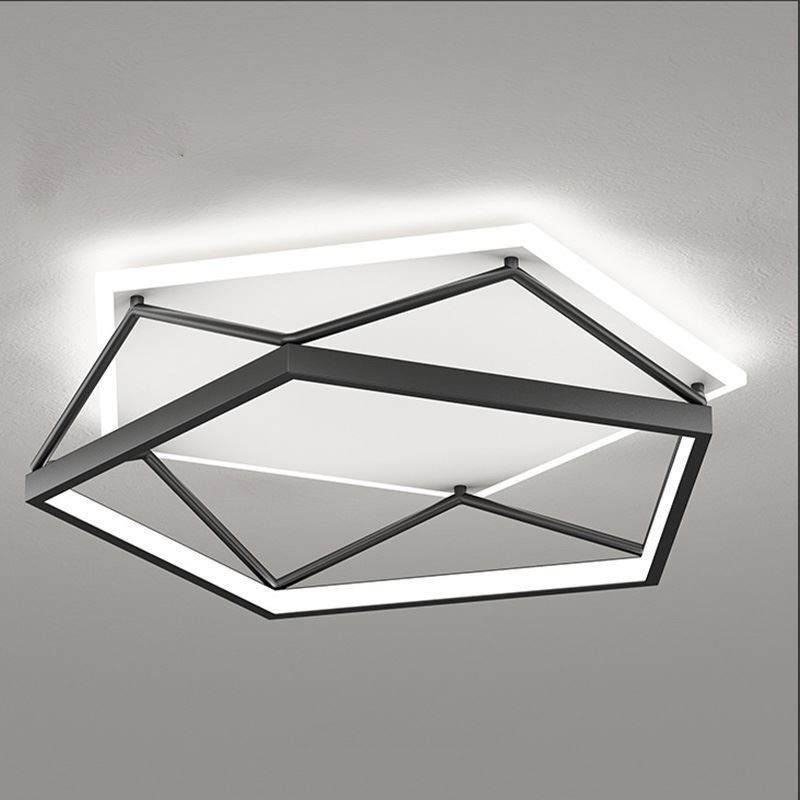 Lámpara de techo tridimensional hueca empotrada de 55 cm